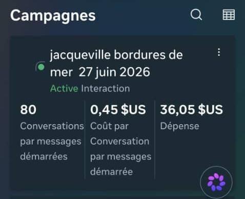 Résultat de campagne