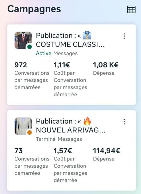 Résultat de campagne