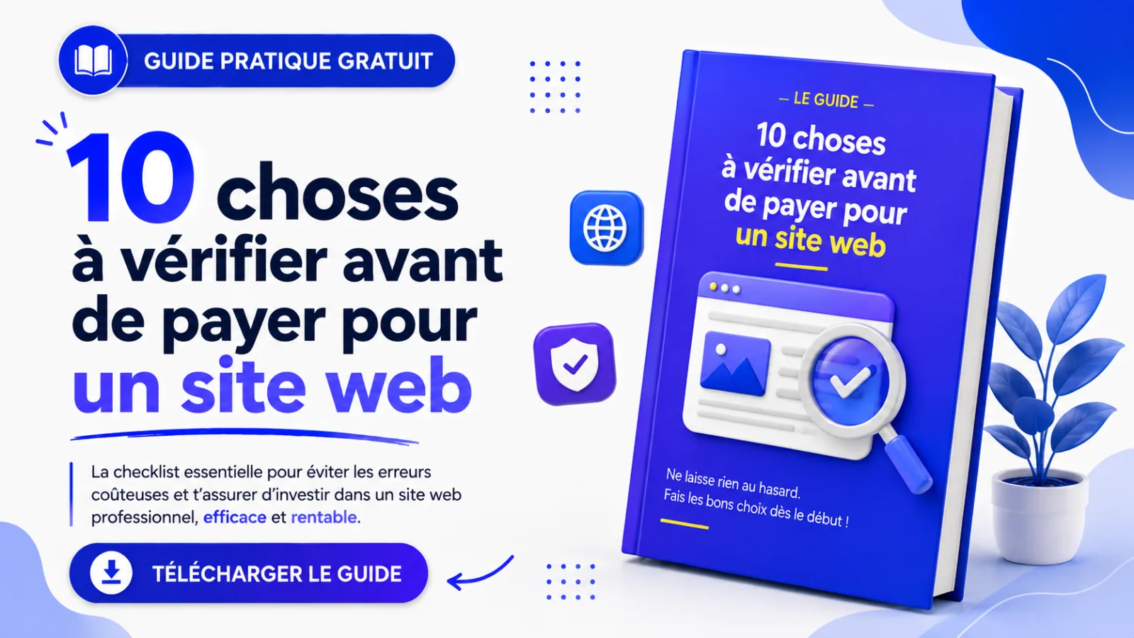 10 choses à vérifier avant de payer pour un site web