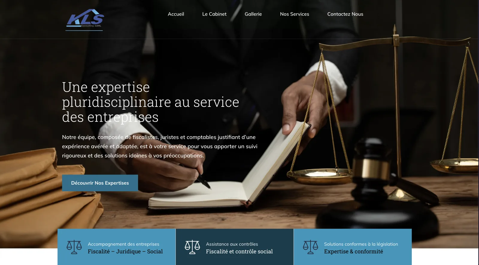 KLS Consulting Sarl — Création de site internet de présentation